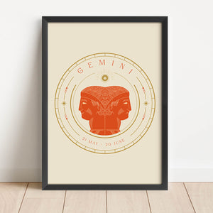 Vintage Zodiac- Gemini thumbnail-image-1