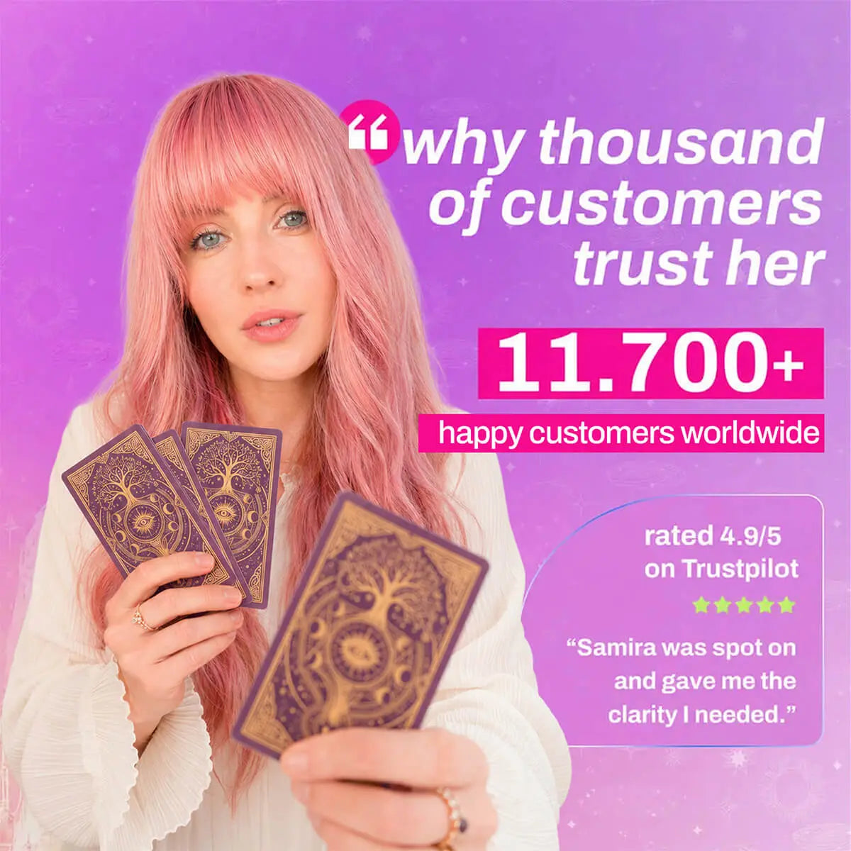 Pełne czytanie wróżbowe autorstwa Samiry (sylwestrowa wyprzedaż 55% taniej) thumbnail-image-2
